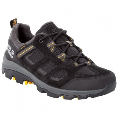 Jack Wolfskin Hiking Shoes Vojo 3 Texapore Low (waterproof, breathable) black/yellow Men